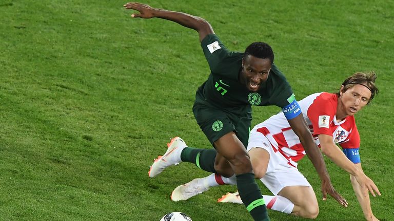 Obi Mikel, who has 85 appearances for Nigeria, captained his country throughout the tournament