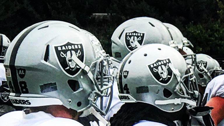 The Oakland Raiders in camp