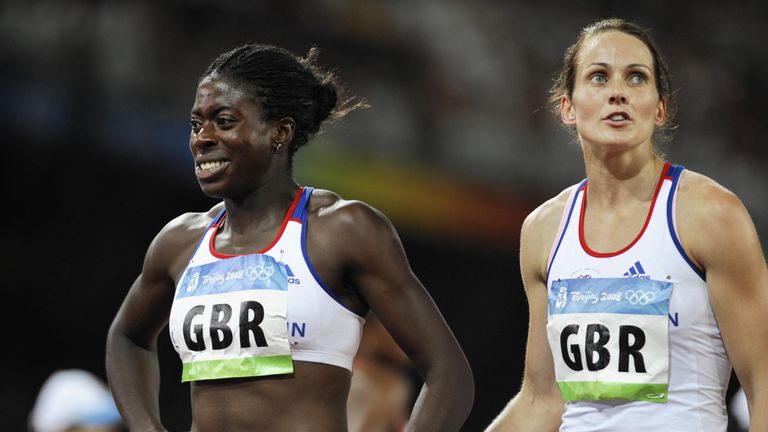 Christine Ohuruogu and Kelly Sotherton were angered after being 'denied their moment' on the medal podium in 2008