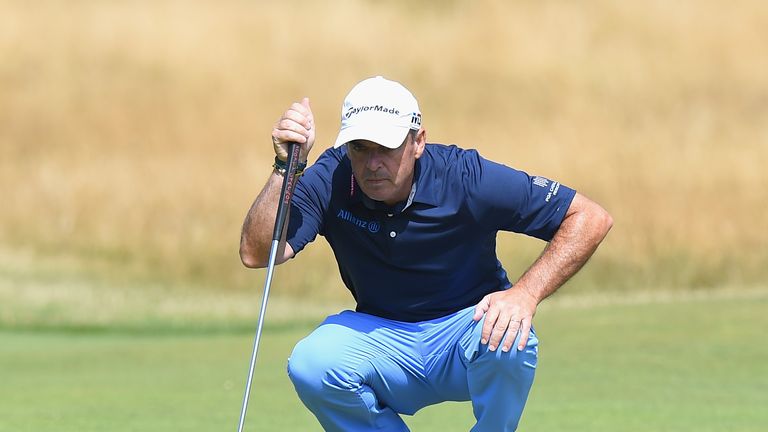 McGinley is chasing a maiden major title