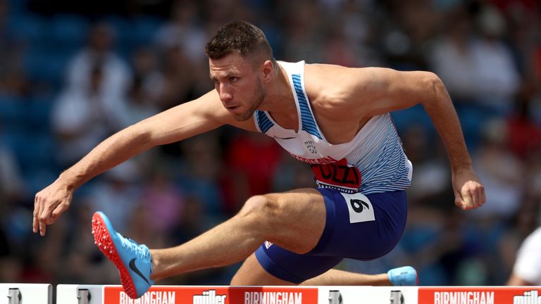 Andrew Pozzi is in the team after becoming British hurdles champion