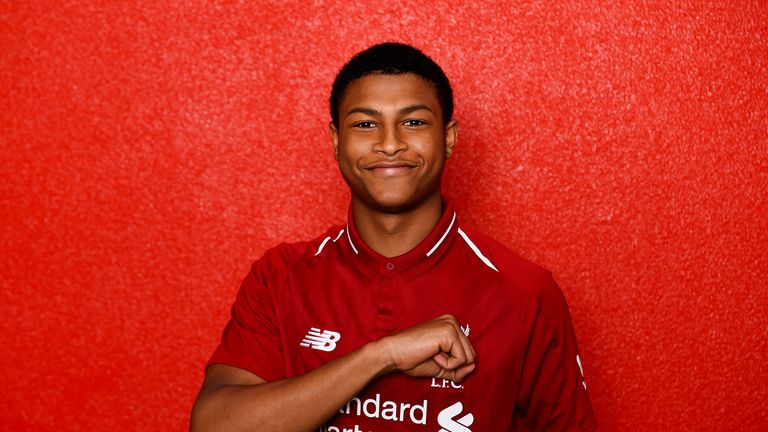 Rhian Brewster has signed a new long-term deal at Liverpool