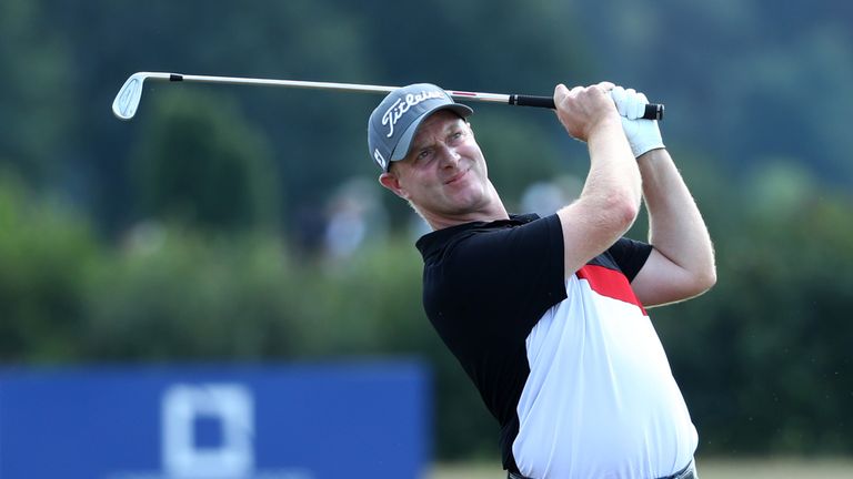 Richard McEvoy during day three of the Porsche European Open at Green Eagle Golf Course on July 28, 2018 in Hamburg, Germany.