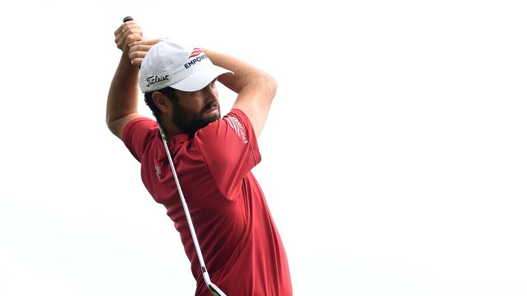 Robert Streb shot 63 in his third round to move into a tie for the lead at the Barbasol Championship
