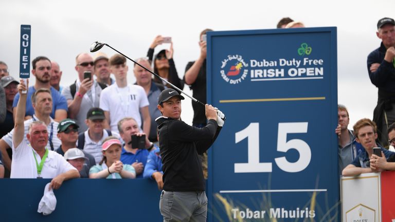 during the second round of the Dubai Duty Free Irish Open at Ballyliffin Golf Club on July 6, 2018 in Donegal.