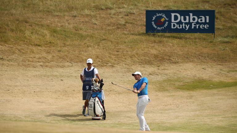 during the third round of the Dubai Duty Free Irish Open at Ballyliffin Golf Club on July 7, 2018 in Donegal, .