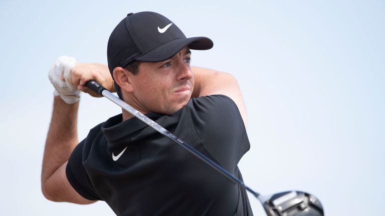 Rory McIlroy hit driver several times during his opening 69