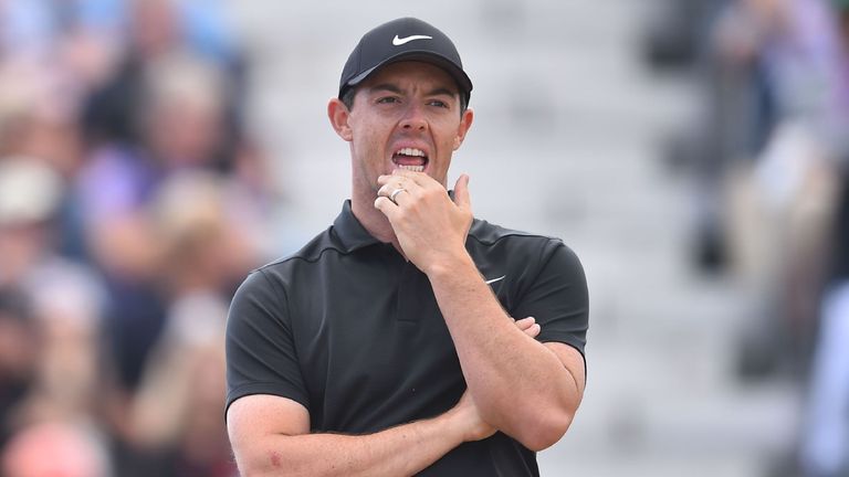 McIlroy is three off the lead after the first day at Carnoustie