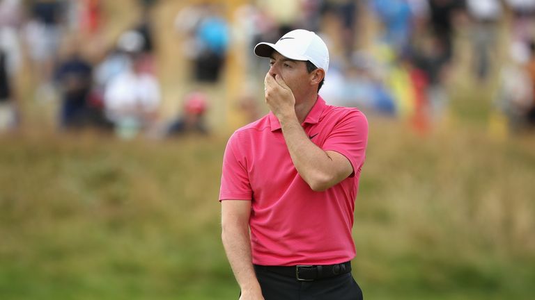 during the final round of the 147th Open Championship at Carnoustie Golf Club on July 22, 2018 in Carnoustie, Scotland.