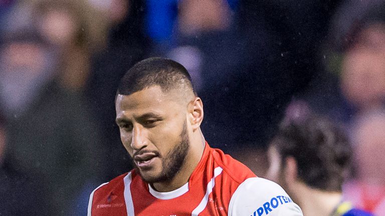 St Helens forward Dominique Peyroux.