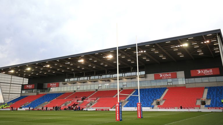 AJ Bell Stadium, home of Salford Red Devils