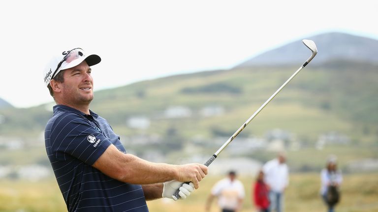 during the second round of the Dubai Duty Free Irish Open at Ballyliffin Golf Club on July 6, 2018 in Donegal.