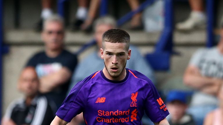 Ryan Kent played in Liverpool&#39;s pre-season friendly against Tranmere Rovers on July 11