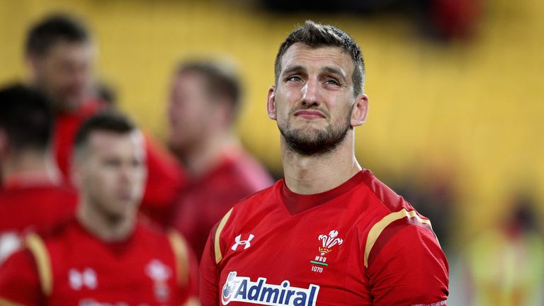 Sam Warburton shows his disappointment after the International Test match between the New Zealand All Blacks and Wales at Westpac Stadium on June 18, 2016 in Wellington