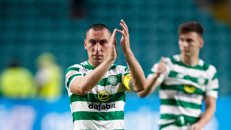 Celtic's Scott Brown after the UEFA Champions League match at Celtic Park, Glasgow. PRESS ASSOCIATION Photo. Picture date: Wednesday July 18. 2017