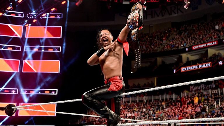 Shinsuke Nakamura won the United States championship from Jeff Hardy