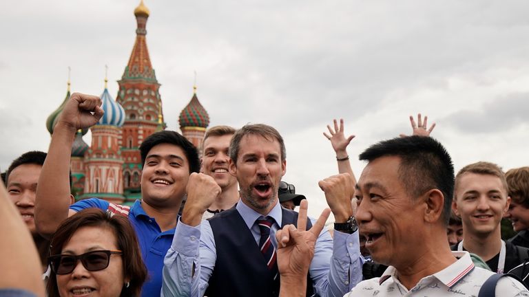 Gareth Southgate, alias lookalike Neil Rowe, caused a stir in Russia when he donned a waistcoat