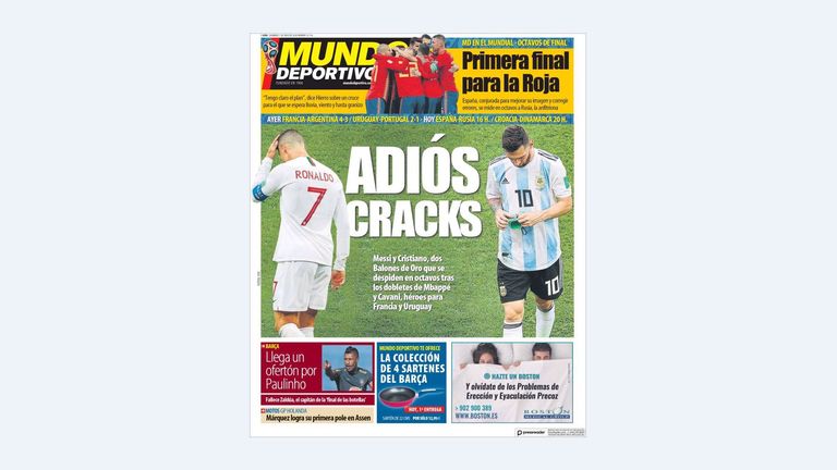 Mundo deportivo newspaper