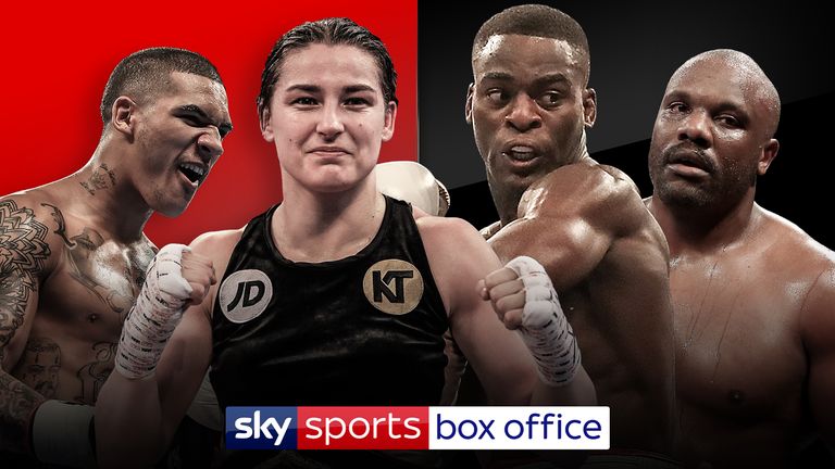 Benn, Taylor, Buatsi and Chisora all feature on the undercard of Dillian Whyte v Joseph Parker live on Sky Sports Box Office