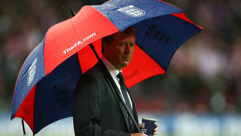 Steve McClaren during the Euro 2008 Group E qualifying match between England and Croatia at Wembley Stadium on November 21, 2007 in London, England.