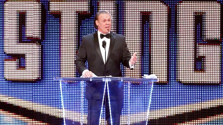 Sting was inducted into the WWE Hall of Fame in 2016