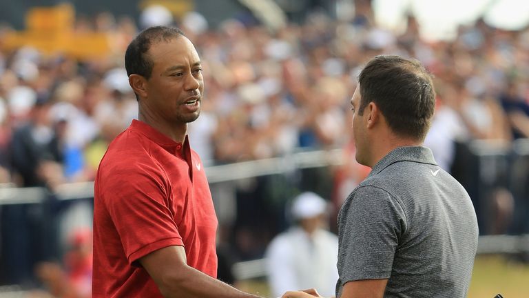 during the final round of the 147th Open Championship at Carnoustie Golf Club on July 22, 2018 in Carnoustie, Scotland.