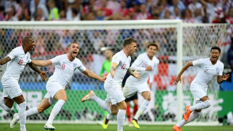 Trippier's first goal for his country gave England the perfect start