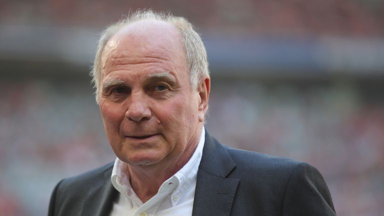 during the Bundesliga match between FC Bayern Muenchen and VfB Stuttgart at Allianz Arena on May 12, 2018 in Munich, Germany.