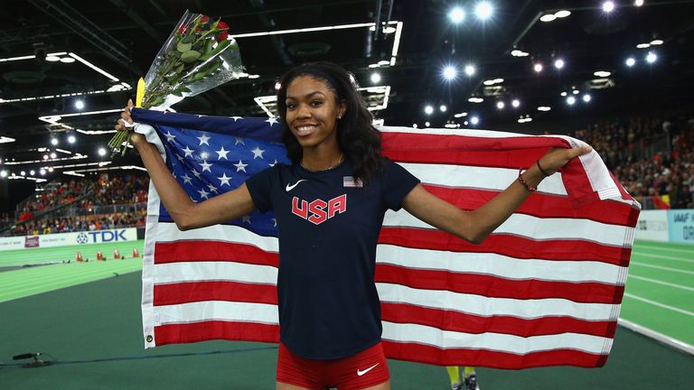 Vashti Cunningham is one of the stars of US athletics and will be in action at the Athletics World Cup