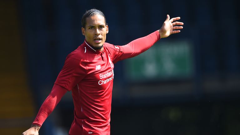 Liverpool Virgil van Dijk Bury