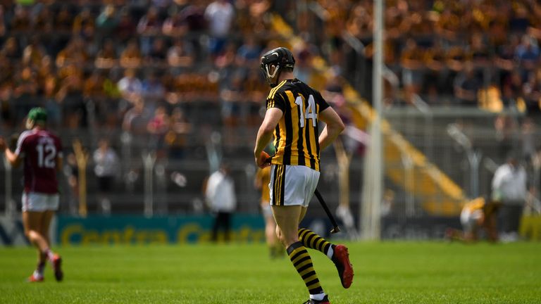 Walsh leaves the field in the 18th minute