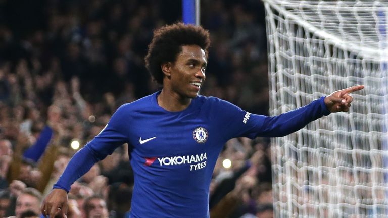 Barcelona have made a third bid to try and sign Willian from Chelsea