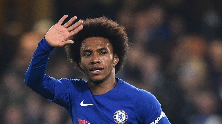Willian has been subject to three bids from Barcelona so far this summer