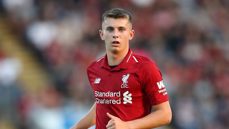 Ben Woodburn was part of Liverpool's pre-season tour of the United States