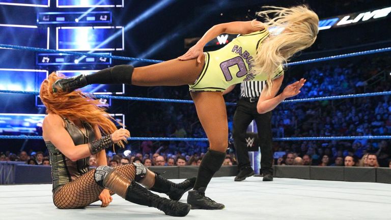 becky lynch v carmella wwe smackdown