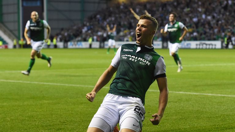 Florian Kamberi has scored four goals in three games in the Europa League qualifiers since re-joining Hibs on a permanent basis this summer