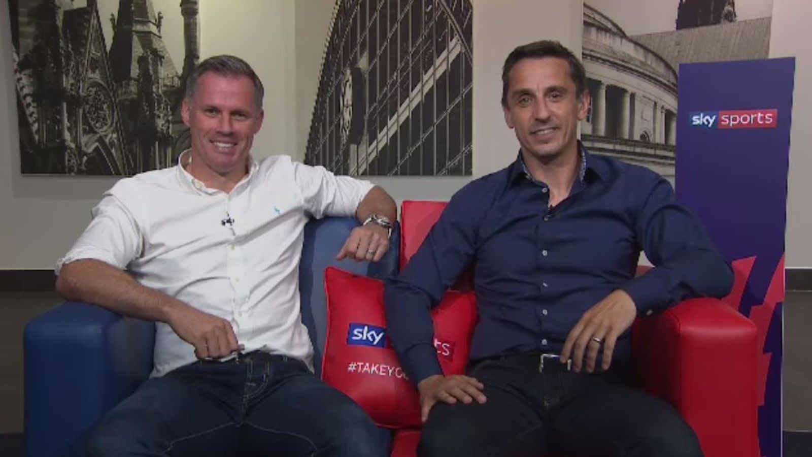 Gary Neville And Jamie Carragher's Season Predictions On Monday Night 