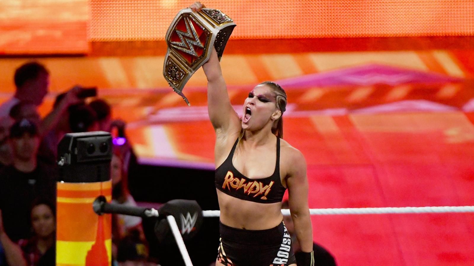 Ronda Rousey Wins Wwe Title At Summerslam Wwe News Sky Sports
