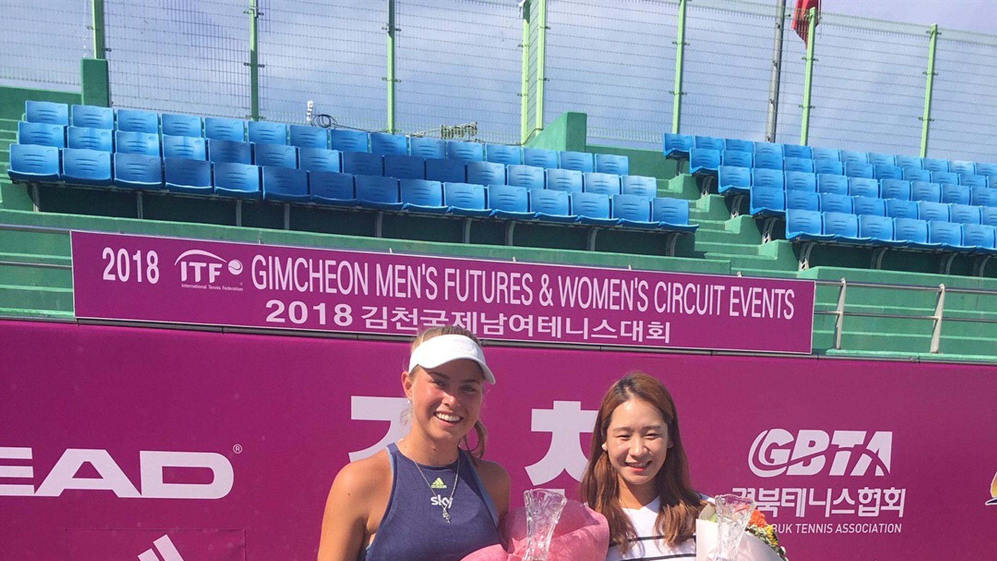 Emily Appleton wins another singles tennis title in South Korea