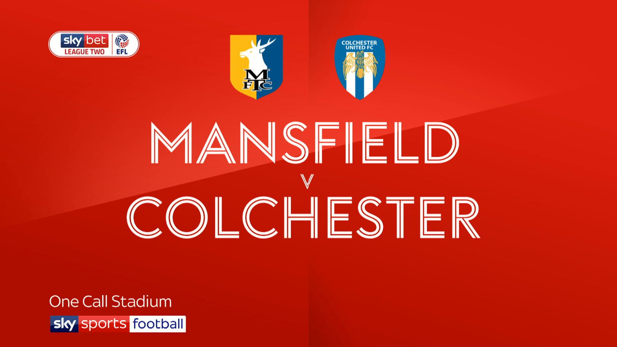 Mansfield v Colchester preview Football News Sky Sports