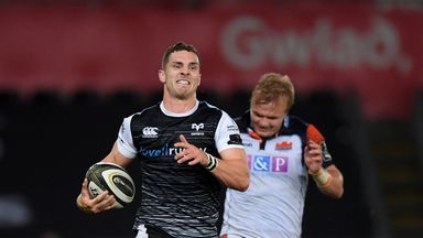 George North shone on his Ospreys debut as they registered an opening day victory 