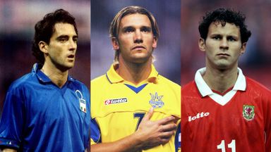 Roberto Mancini, Andriy Shevchenko and Ryan Giggs are all national team coaches
