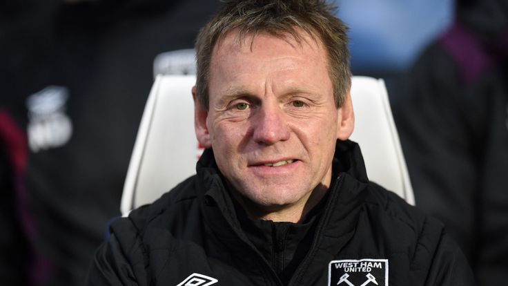 Stuart Pearce during his time as assistant manager at West Ham United