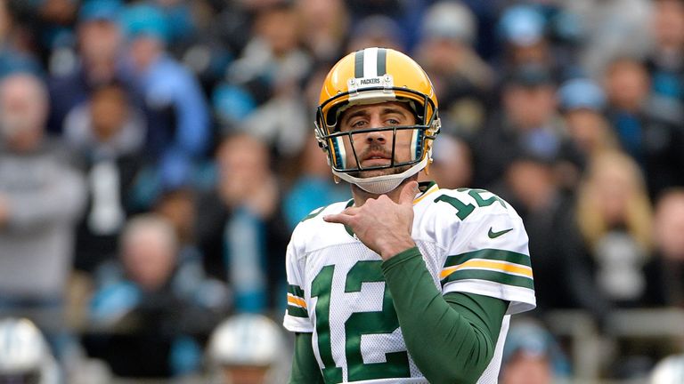 during their game at Bank of America Stadium on December 17, 2017 in Charlotte, North Carolina.