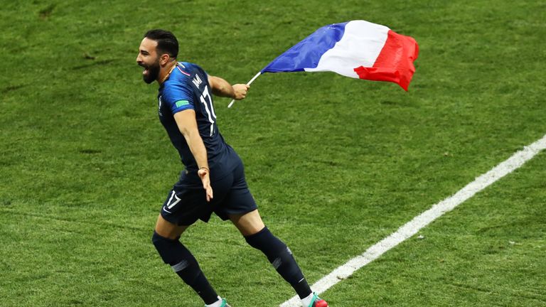 Adil Rami announced his retirement from international football after the World Cup final