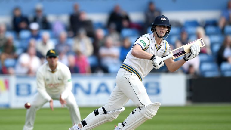 Yorkshire batsman Alex Lees has been loaned to Durham for the remainder of the season