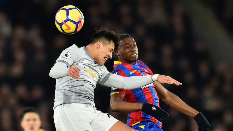 Alexis Sanchez and Aaron Wan-Bissaka