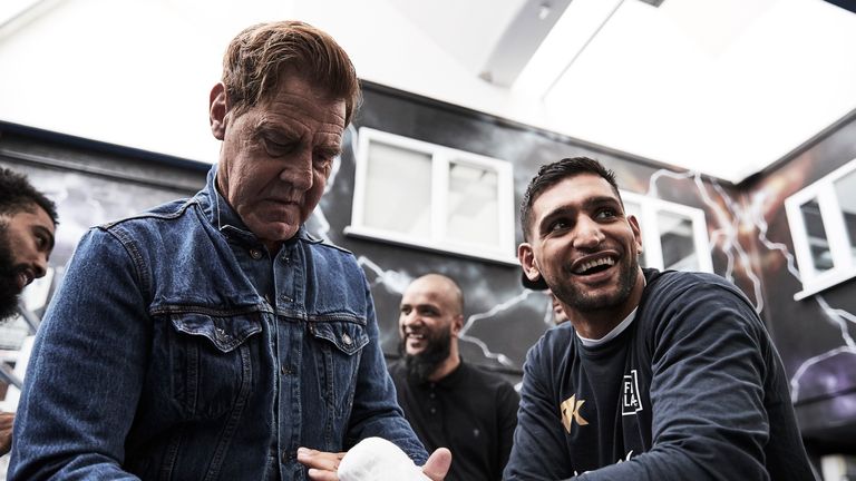 Khan and new trainer Goossen