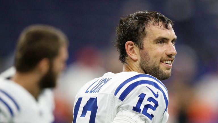 Indianapolis Colts quarterback Andrew Luck 