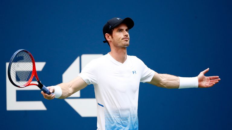 Andy Murray cut a frustrated figure on Arthur Ashe 